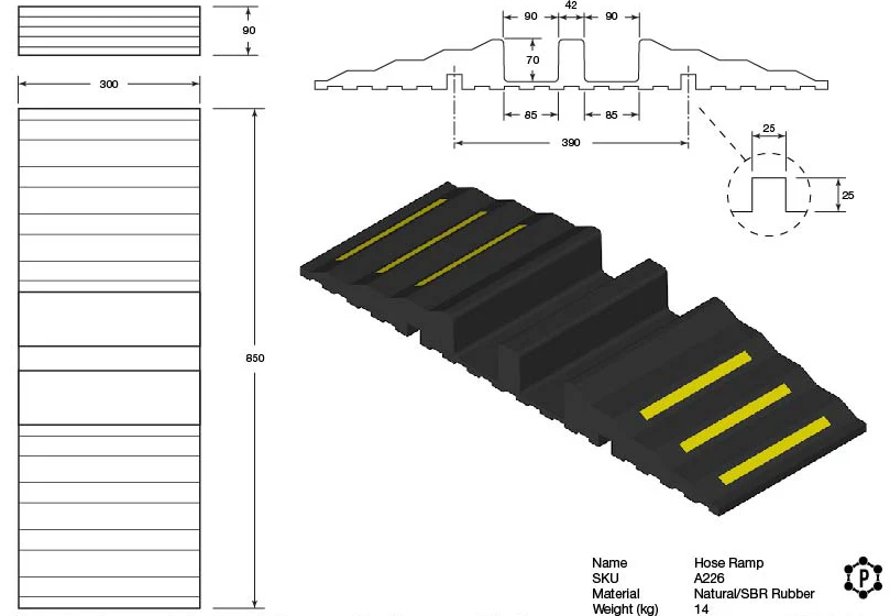 Hose & Cable Ramp