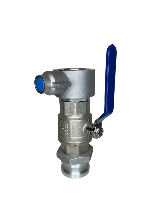 2'' Ball Valve - Chrome Plated Brass with BS336 Instantaneous Connections