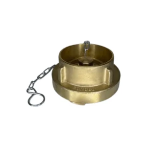 Brass Storz Blanking Cap & Chain